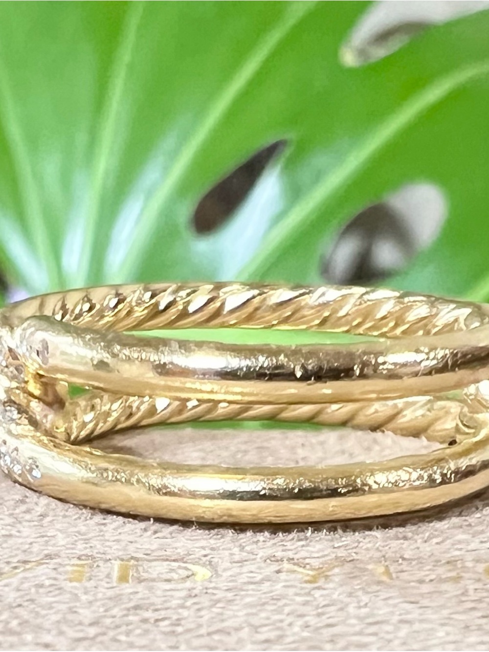 ❤️ David Yurman 18K Continuance Ring Sz 6 - Picture 5 of 13